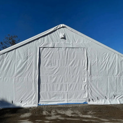 Peak Shape Double Truss 50′ Wide 23′ Height 100′ Length