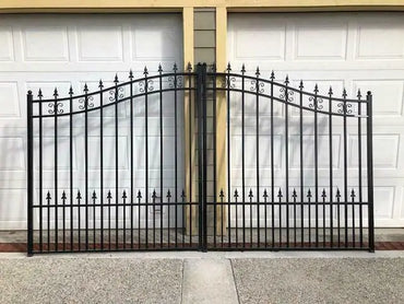 Driveway Steel Gate / Metal Garden Gate 14′ Wide