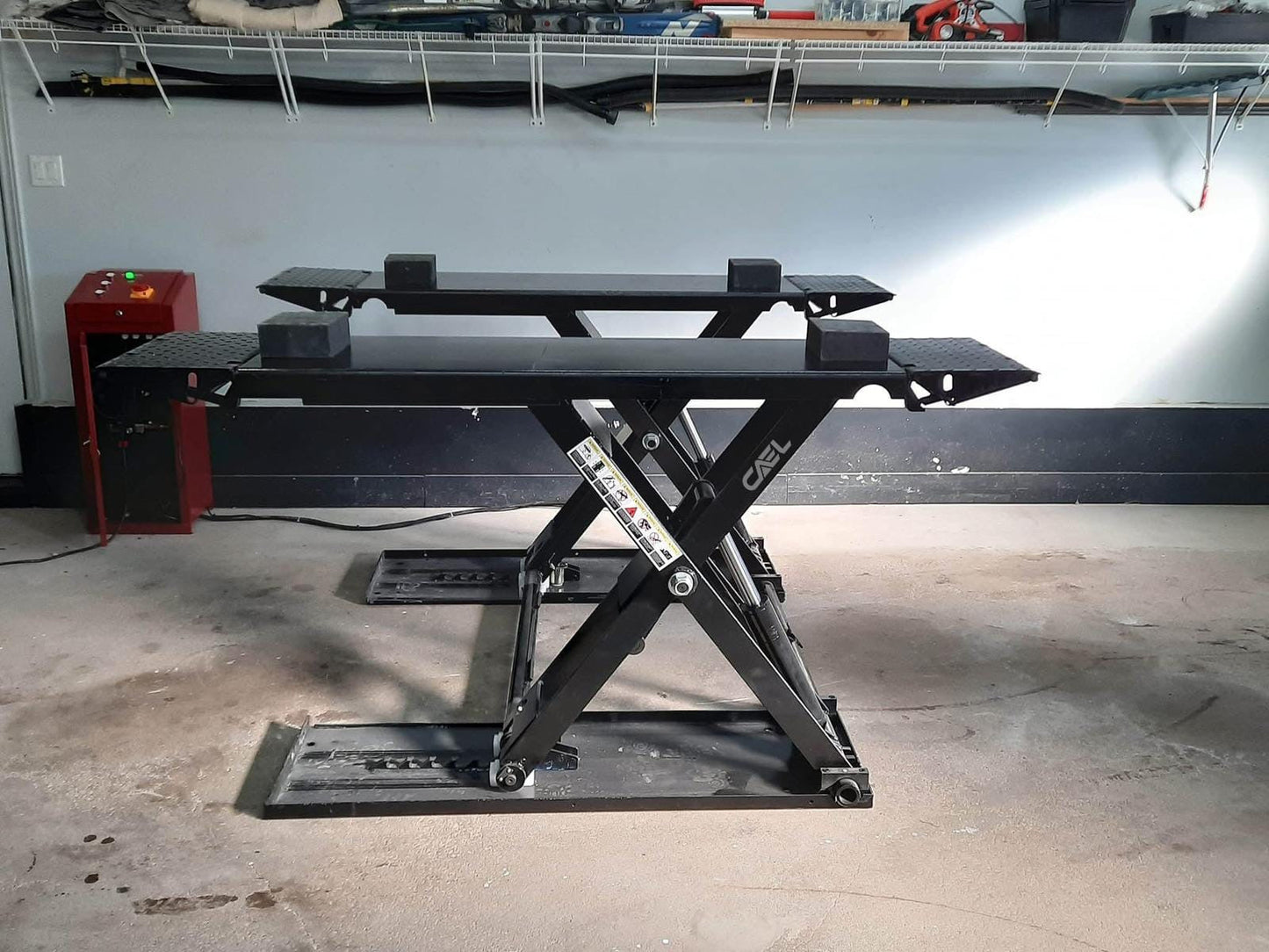 7,716lb Double scissor car lift 3500 Kgs (MRSL77)