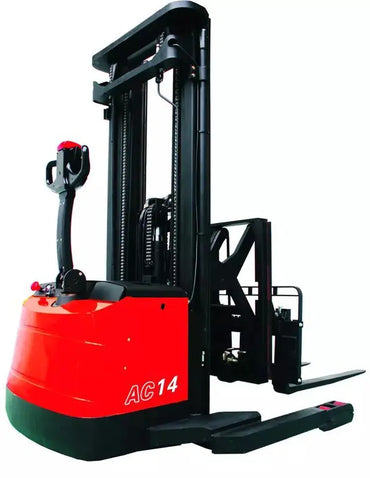 Electric scissor straddle stacker with side shift 1.4T (3086 lbs)- 5M