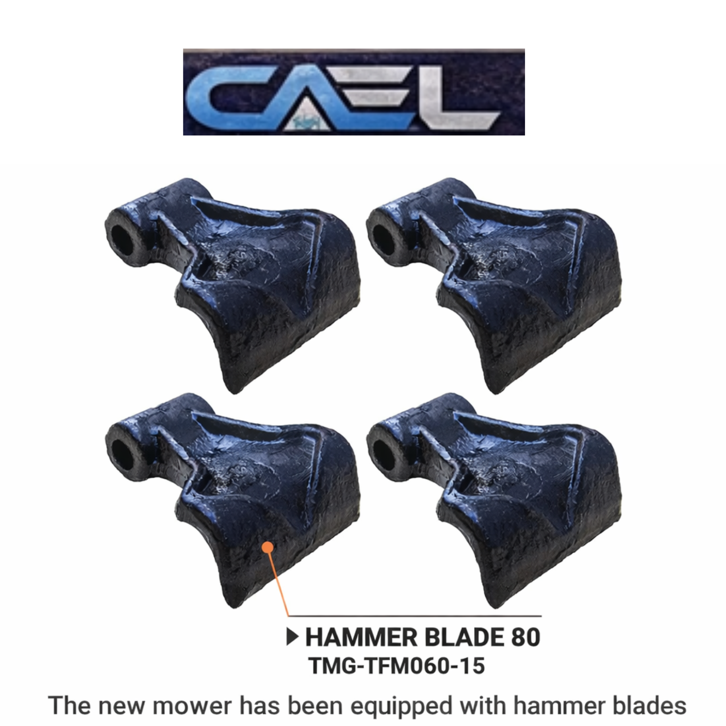 CAEL AGF-180 70" Hydraulic Offset Flail Mower – Heavy Duty PTO Ditch Bank Mower for 70–110 HP Tractors