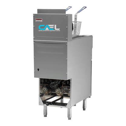CAEL Gas 4 Tube Burner Deep Fryer For Commercial Kitchen-Robershaw Control System GF120