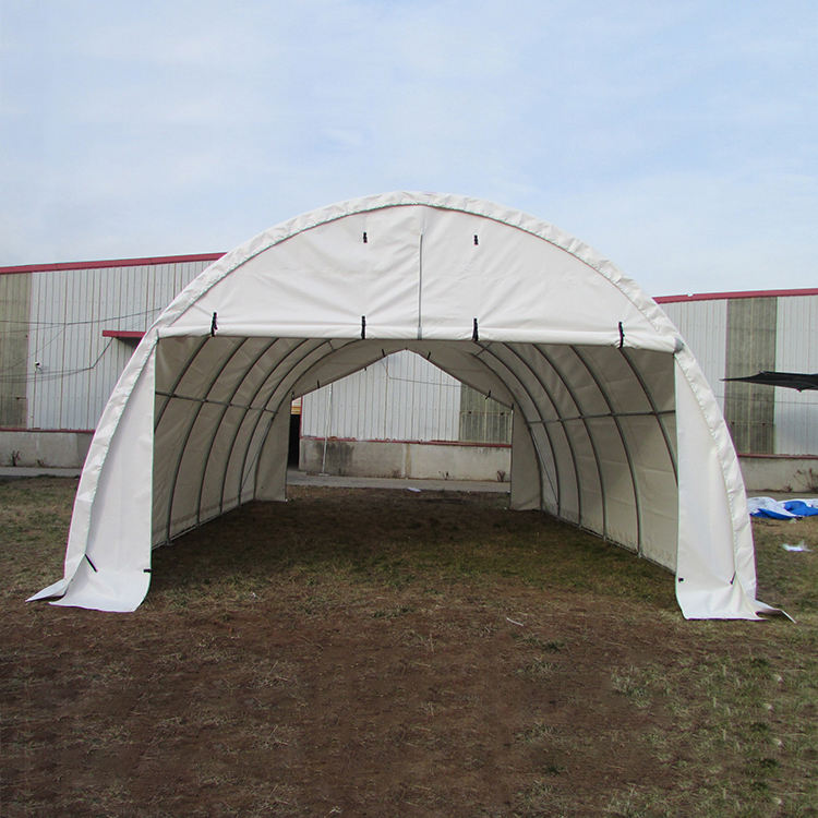 Dome shape single truss 20' wide 40' length 12' height