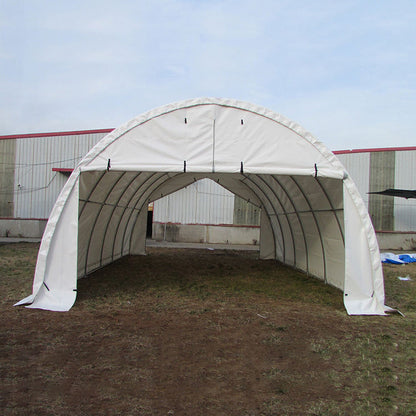 Dome shape single truss 20' wide 40' length 12' height