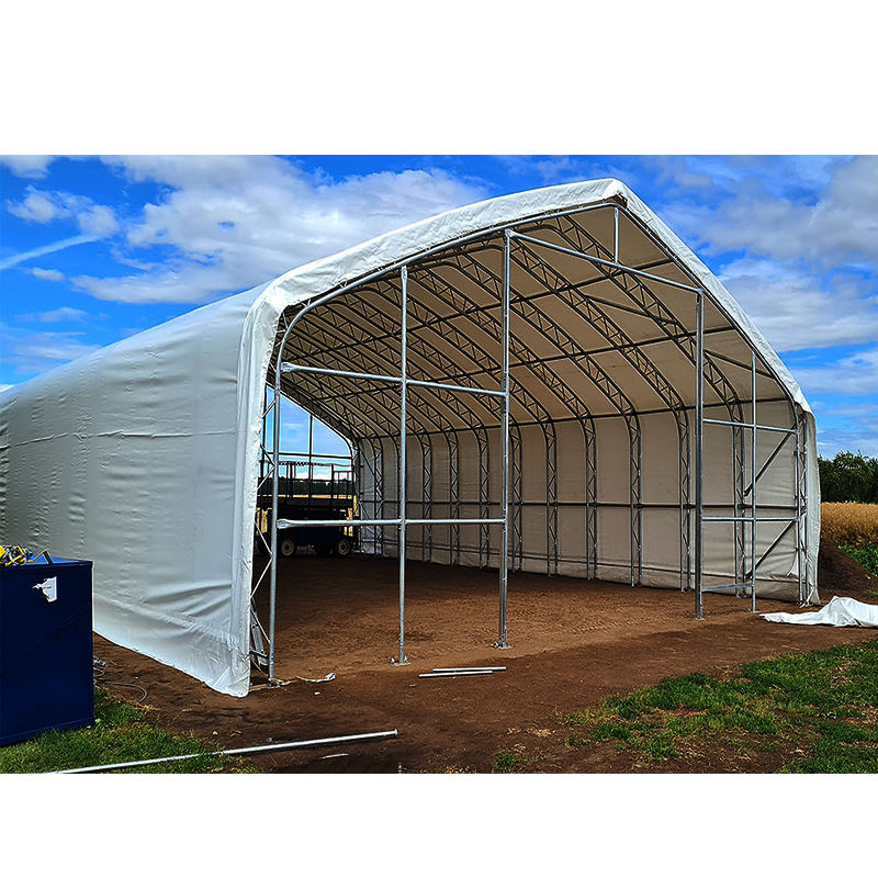 Peak Shape Double Truss 20′ Wide 16′ Height 32′ Length