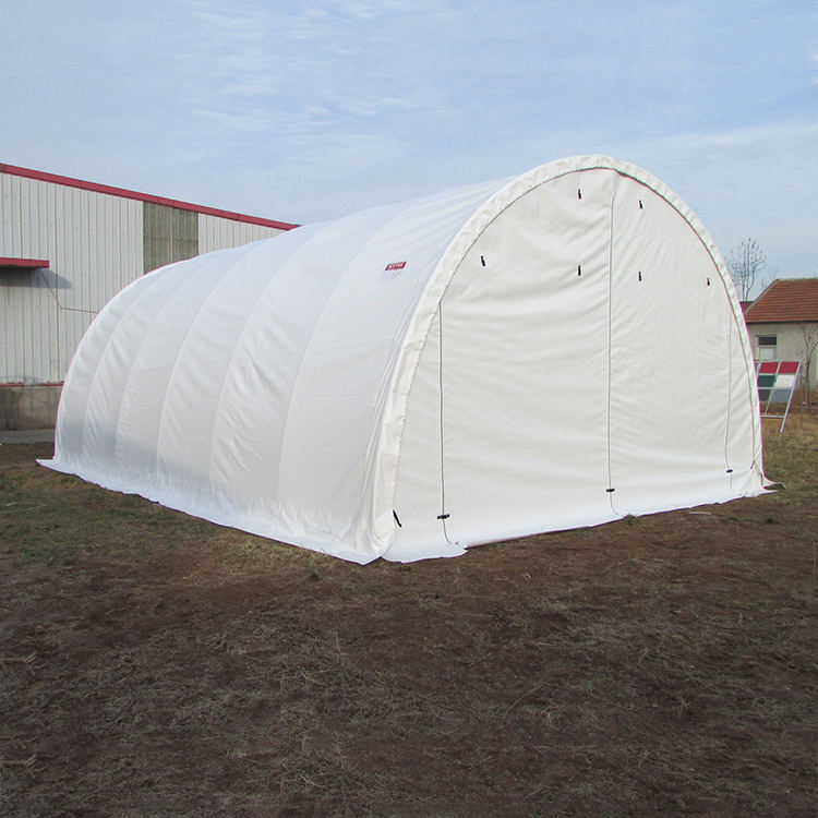 Dome shape single truss 20' wide 20' length 12' height