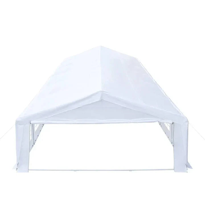 20' x 40' Heavy Duty Outdoor Party Tent with Removable Sidewalls and Roll-Up Doors, 11 oz PE Cover, 6’6" Overhead, 10’ Peak Ceiling