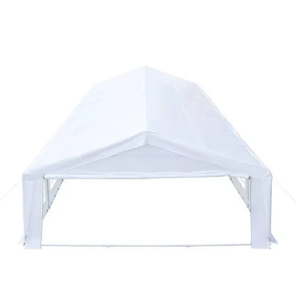 20' x 40' Heavy Duty Outdoor Party Tent with Removable Sidewalls and Roll-Up Doors, 11 oz PE Cover, 6’6" Overhead, 10’ Peak Ceiling