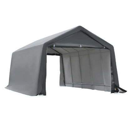 Peak shape single truss 12' wide 20' length 9' height