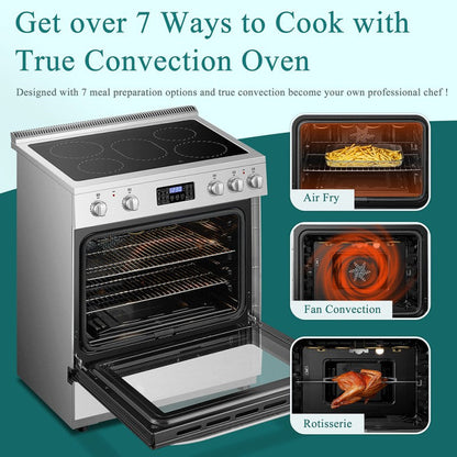 CAEL 30 Inch Freestanding Electric Range