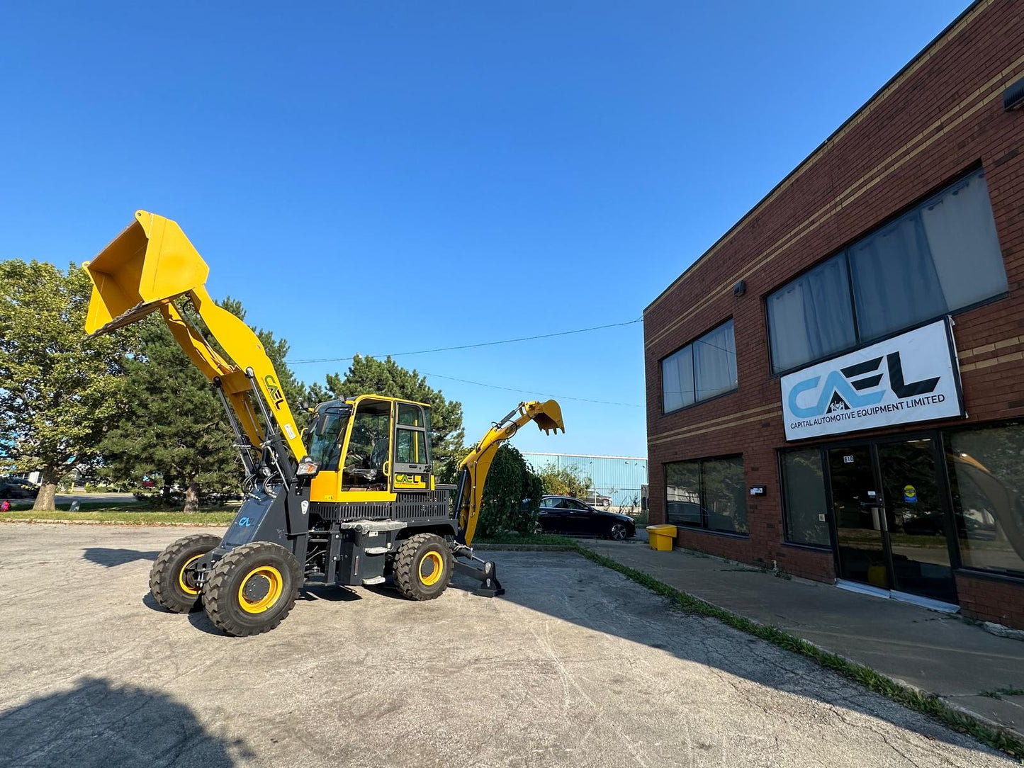 Mini Backhoe Loader/Mini Front End Wheel Loader (CAEL920B)