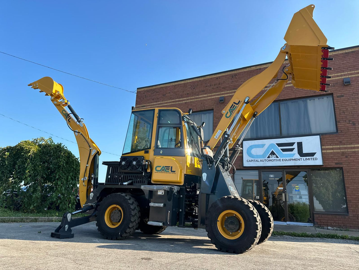 Mini Backhoe Loader/Mini Front End Wheel Loader (CAEL920B)