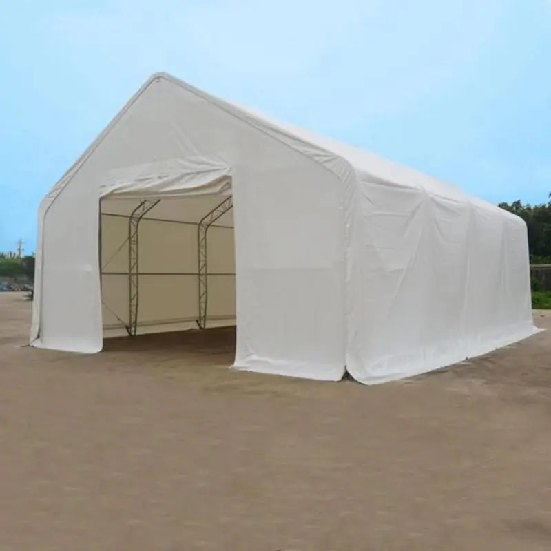 Peak Shape Double Truss 30′ Wide 20′ Height 80′ Length