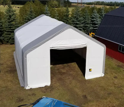 Peak Shape Double Truss 30′ Wide 20′ Height 80′ Length