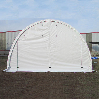 Dome Shape Single Truss 30′ Wide 15′ Height 85′ Length