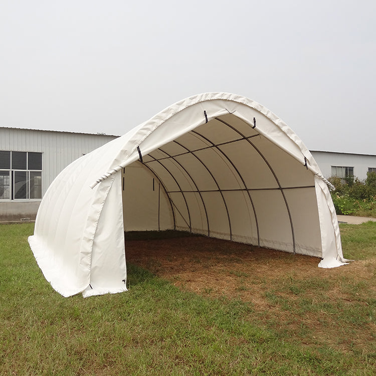 Dome Shape Single Truss 30′ Wide 15′ Height 85′ Length
