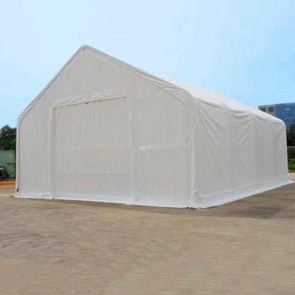 Peak Shape Double Truss 40′ Wide 23′ Height 100′ Length
