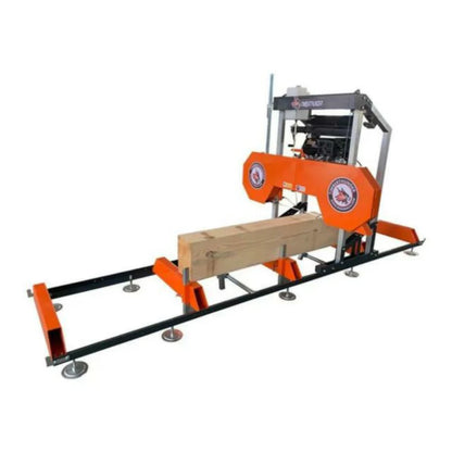 Portable Sawmill Powered by Kohler 14 HP Engine with 26-in Cutting Capacity