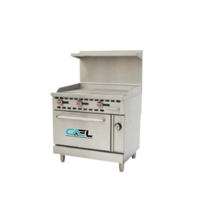CAEL Gas 36” Griddle with Oven RGR36G