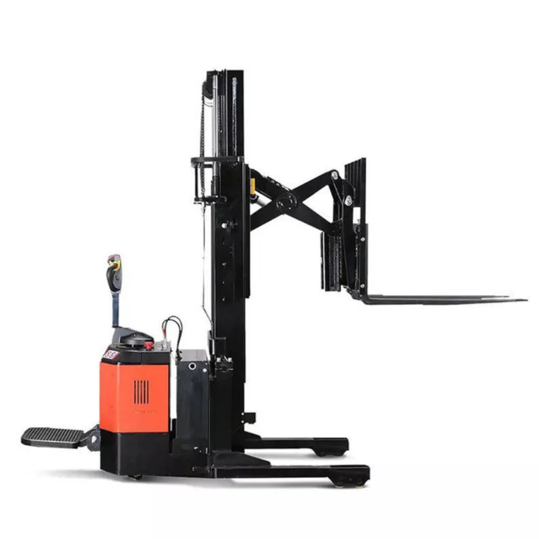 Ride-on Electric scissor straddle stacker 1.5T ( 3300 lbs)- 4.5M