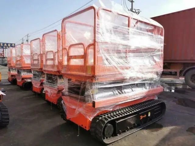 Rough Terrain Crawler Self-Propelled Scissor Lift /hydraulic electric track scissor lift -10m (33ft )