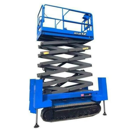 Rough Terrain Crawler Self-Propelled Scissor Lift /hydraulic electric track scissor lift -8m ( 26ft3)