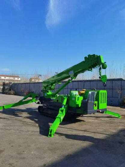 Rough Terrain Crawler Self-Propelled spider crane / spider boom lift 5T