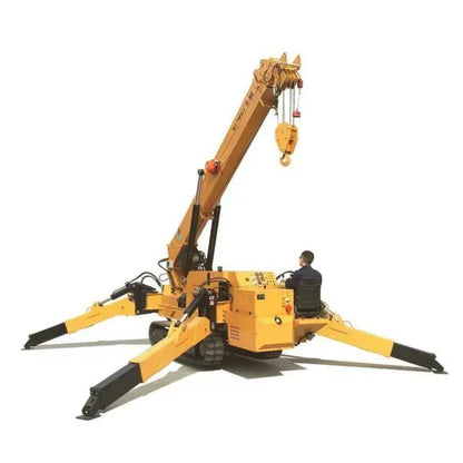 Rough Terrain Crawler Self-Propelled spider crane / spider boom lift 8T