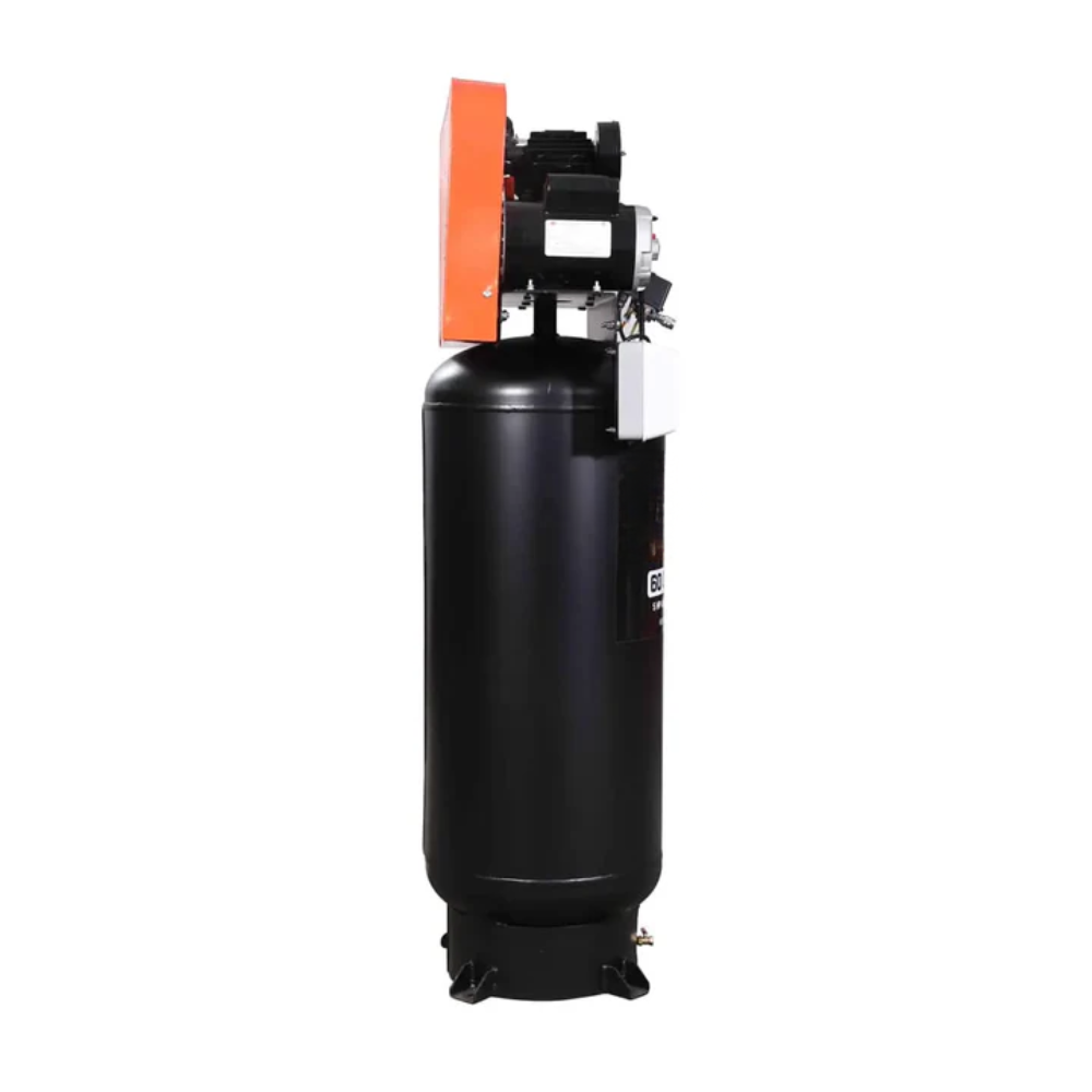 CAEL 5060G - 60 Gallon 5 HP Stationary Electric Air Compressor, 5 Min Fill Time, 230V Induction Motor, Single Stage