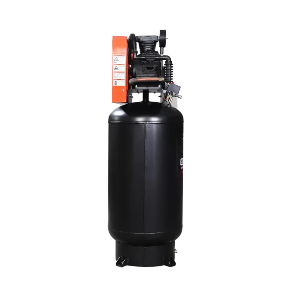 CAEL 7580G - 80 Gallon, 7.5 HP Stationary Electric Air Compressor, 6 Min Fill Time, 230V Induction Motor, 2 Stage