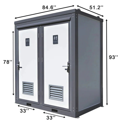 Portable Toilets With Double Closestools