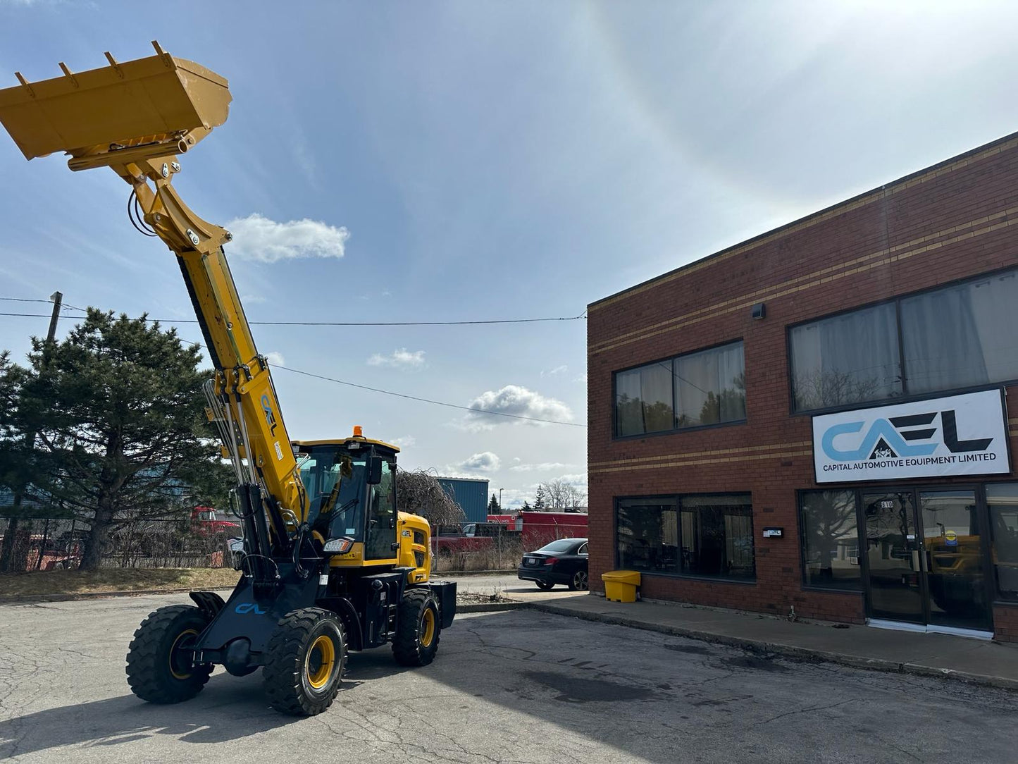 Telescopic boom wheel loader CAEL915T