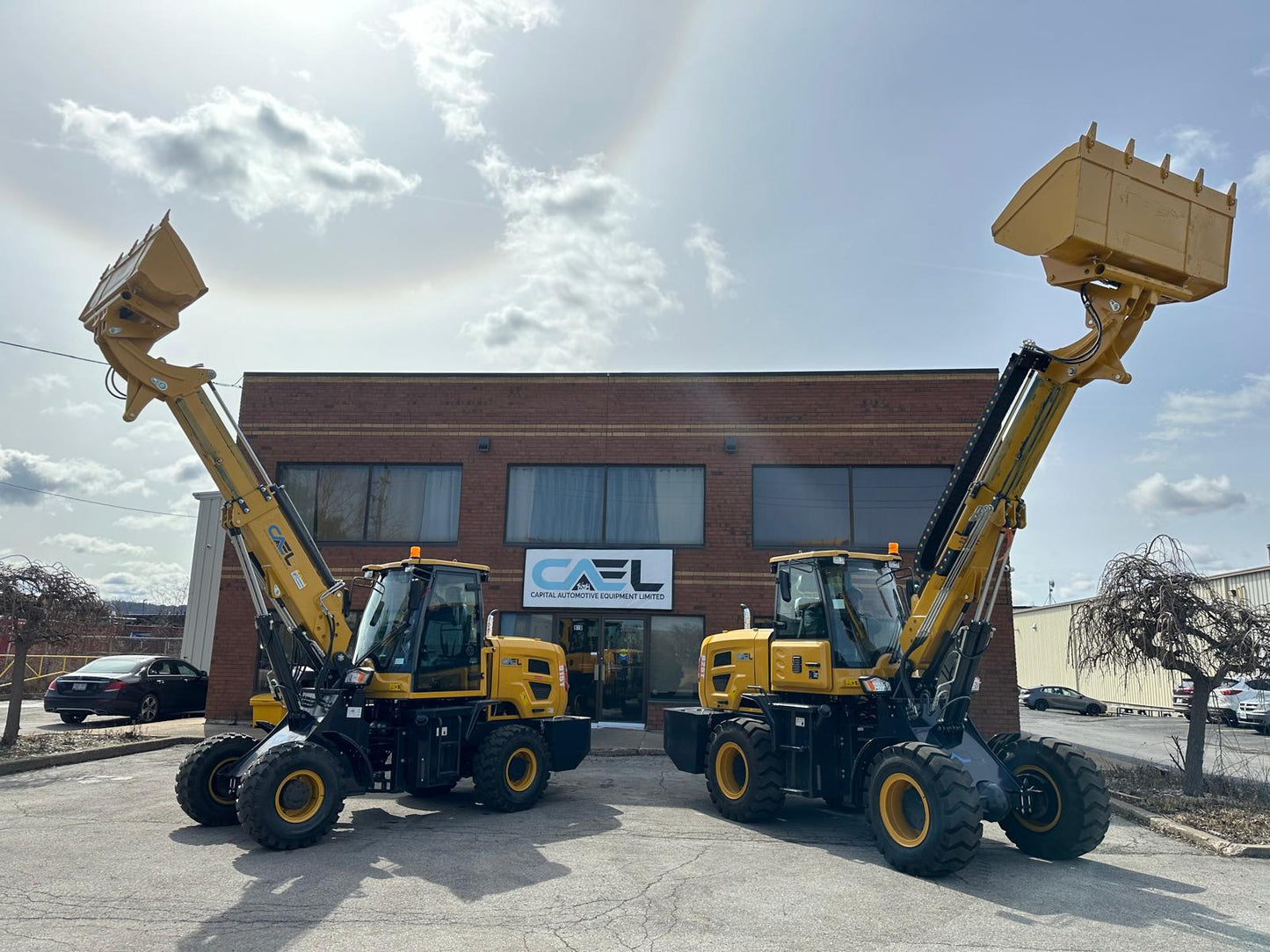 Telescopic boom wheel loader CAEL915T