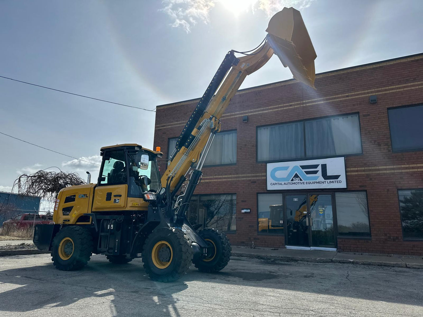Telescopic boom wheel loader CAEL915T