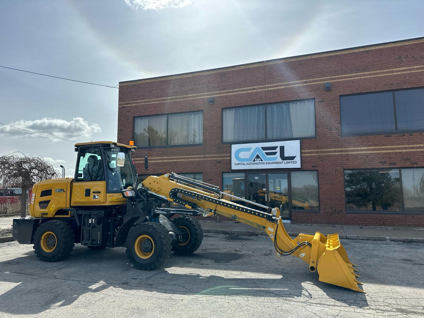 Telescopic boom wheel loader CAEL915T