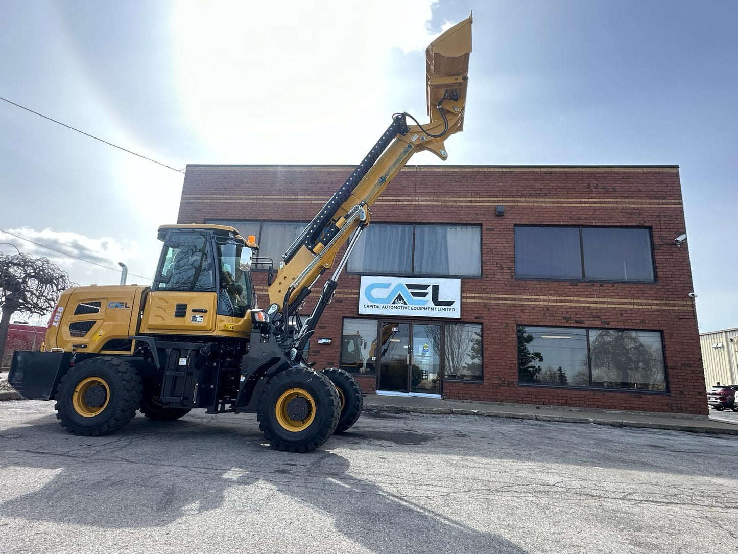 Telescopic boom wheel loader CAEL915T