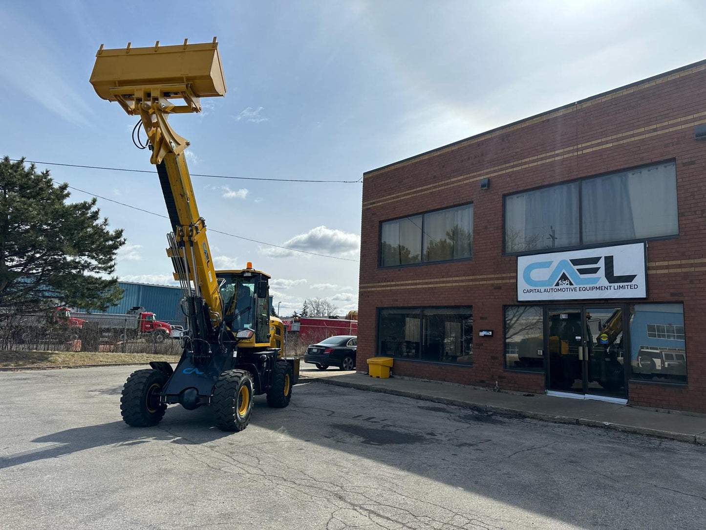 Telescopic boom wheel loader CAEL915T