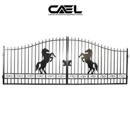Driveway Steel Gate / Metal Garden Gate 14′ Wide