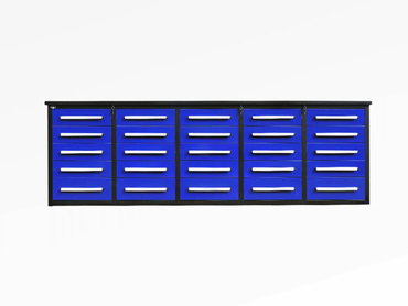 CAEL Tool Box 25DD Double 3section Sliding System ( CAEL 10FT-25DD-01C)