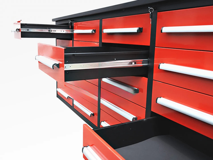 CAEL Tool Box 20DD double 3 Section Sliding System (7FT-20DD-01)