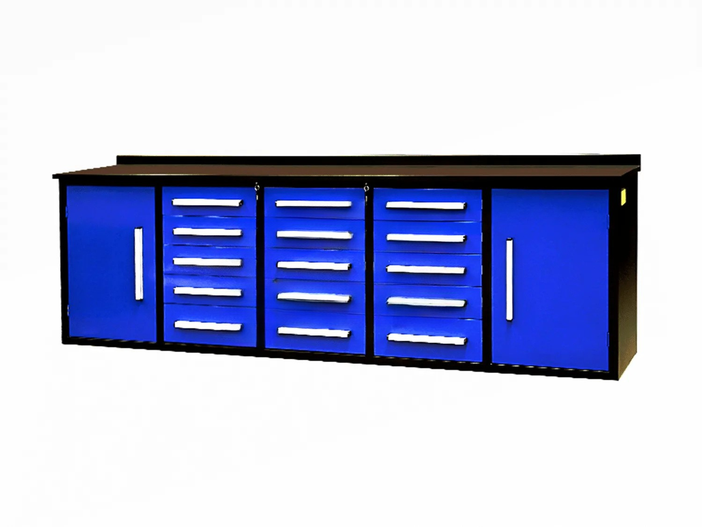CAEL Tool Box 15DD-2 Double 3 Section Sliding System (CAEL 10FT-15DD-2-01C)
