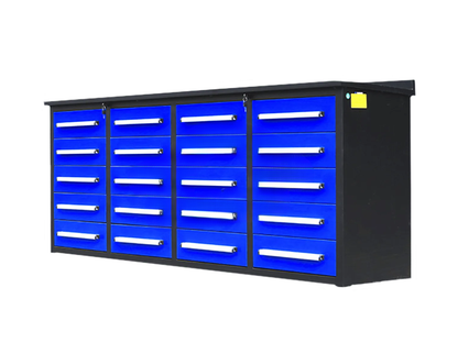 CAEL Tool Box 20DD double 3 Section Sliding System (7FT-20DD-01)