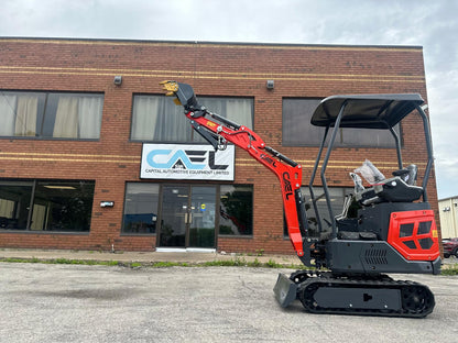 Mini Excavator 1.3T with B&S engine, Hydraulic Thumb & Swing boom & side controls