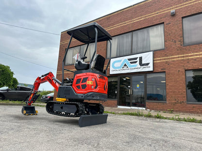 Mini Excavator 1.3T , with Kubota engine, Hydraulic Thumb & Swing boom & side controls