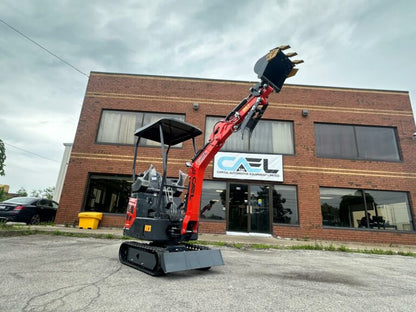 Mini Excavator 1.3T , with Kubota engine, Hydraulic Thumb & Swing boom & side controls