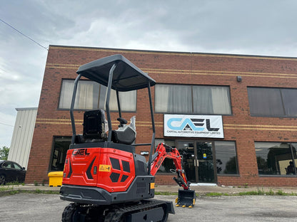 Mini Excavator 1.3T , with Kubota engine, Hydraulic Thumb & Swing boom & side controls