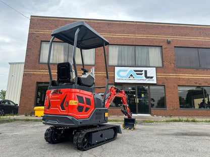Mini Excavator 1.3T , with Kubota engine, Hydraulic Thumb & Swing boom & side controls