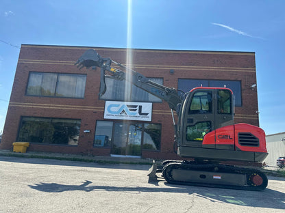 Mini Excavator 4 ton with Yanmar engine with cab