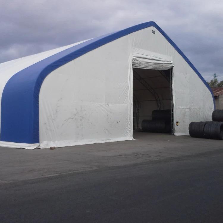 Peak Shape Double Truss 50′ Wide 23′ Height 100′ Length