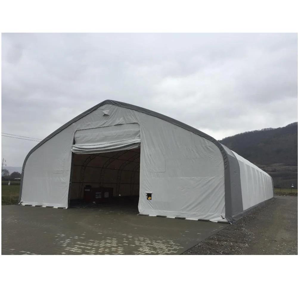Peak Shape Double Truss 50′ Wide 23′ Height 100′ Length
